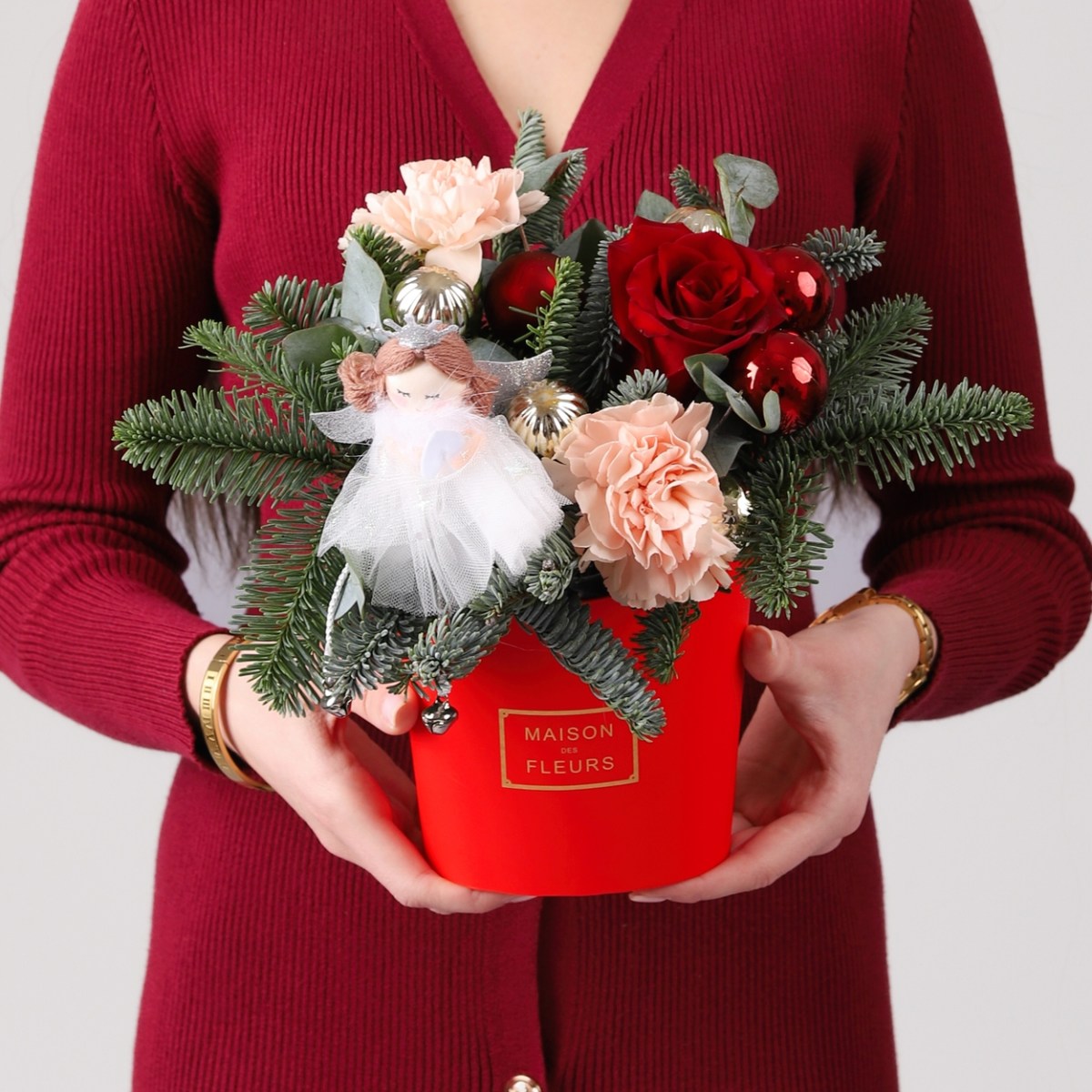 novogodnyaya kompoziciya s nobilisom  1